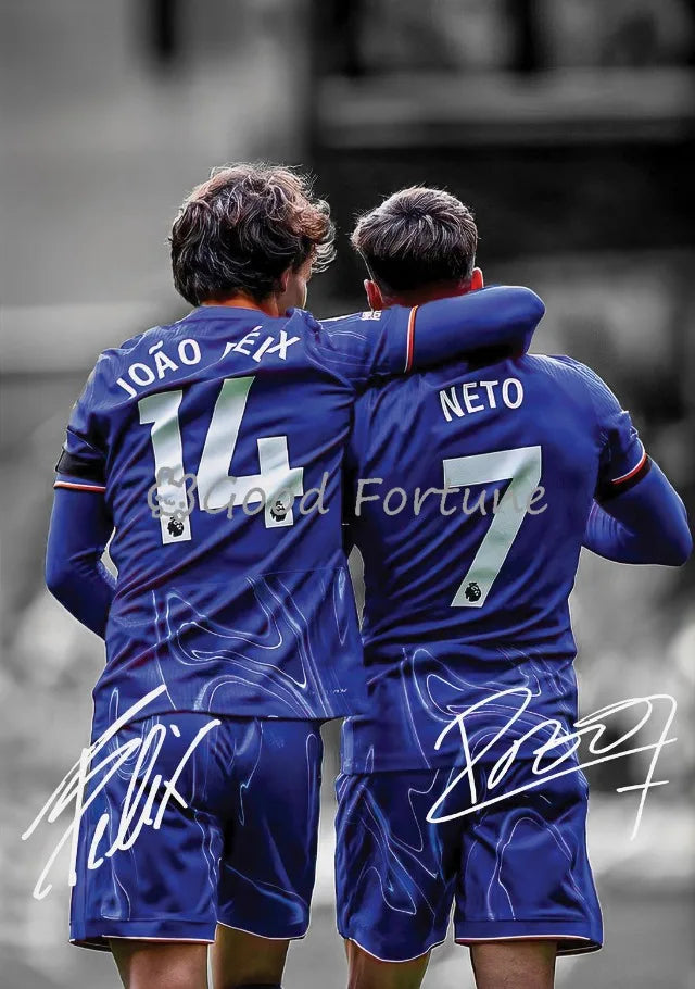 Popular Football Player Soccer Sports Star Posters and Prints Canvas Printing Wall Art Picture for Living Room Home Decor Gifts