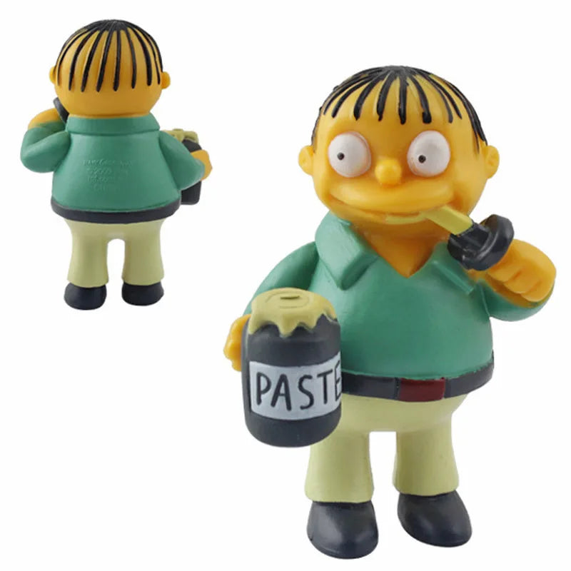 14pcs Disney Simpsons Cartoon Action Figure Toys Funny Homer Marge Bart Mini Figurines PVC Doll Model Children Toy Birthday Gift