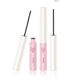 Silk Fiber Curling Mascara, Ultra-Fine Brush, Lengthening & Volumizing, Waterproof, Smudge-Proof, Long-Lasting, Unisex, Eye Safe