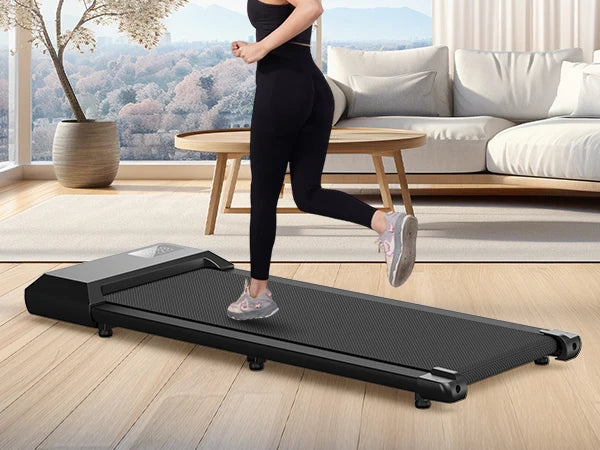 300lbs Treadmill for Home 2.5HP Treadmills Walking Pad LCD Digital Data Display 2in1 Walking Running Fitness Exercise Machine