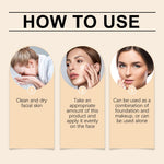 1/2/3pcs CC Cream Foundation Waterproof Brighten Moisturizing Foundation Concealer Oil-Control Sunscreen Spf 50 Makeup Product