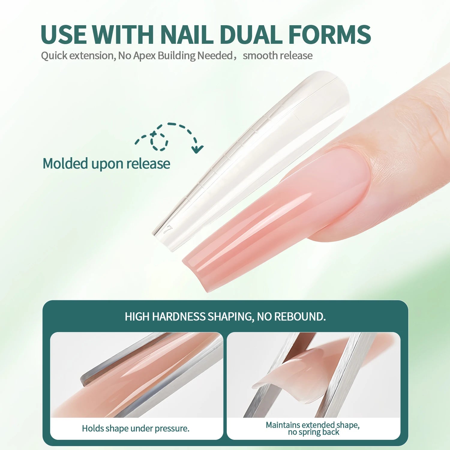 Nailpop Professional Builder Gel UV Hard Gel for Nail Strengthen Quick Building Long Lasting Soak Off Extension Gel 30/100g