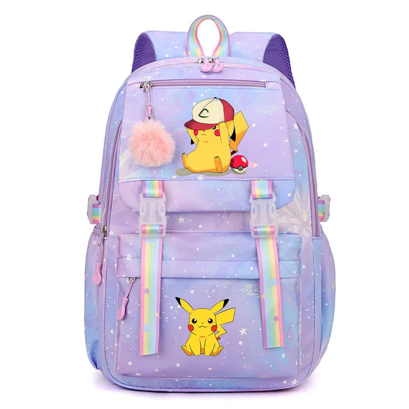 Pokémon Backpack for Kids & Teens – Pikachu & Charmander School Bag (Back-to-School Gift)