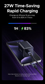 UGREEN 45W GaN Charger PD3.0 PPS QC3.0 Quick Charge For Samsung S25 S24 Ultra iPhone 17 16 15 Pro Max iPad Tablet Fast Charger