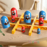 Tic Tac Toe Big-Eat-Small Gobble Game – Fun & Educational Parent-Child Board Game |