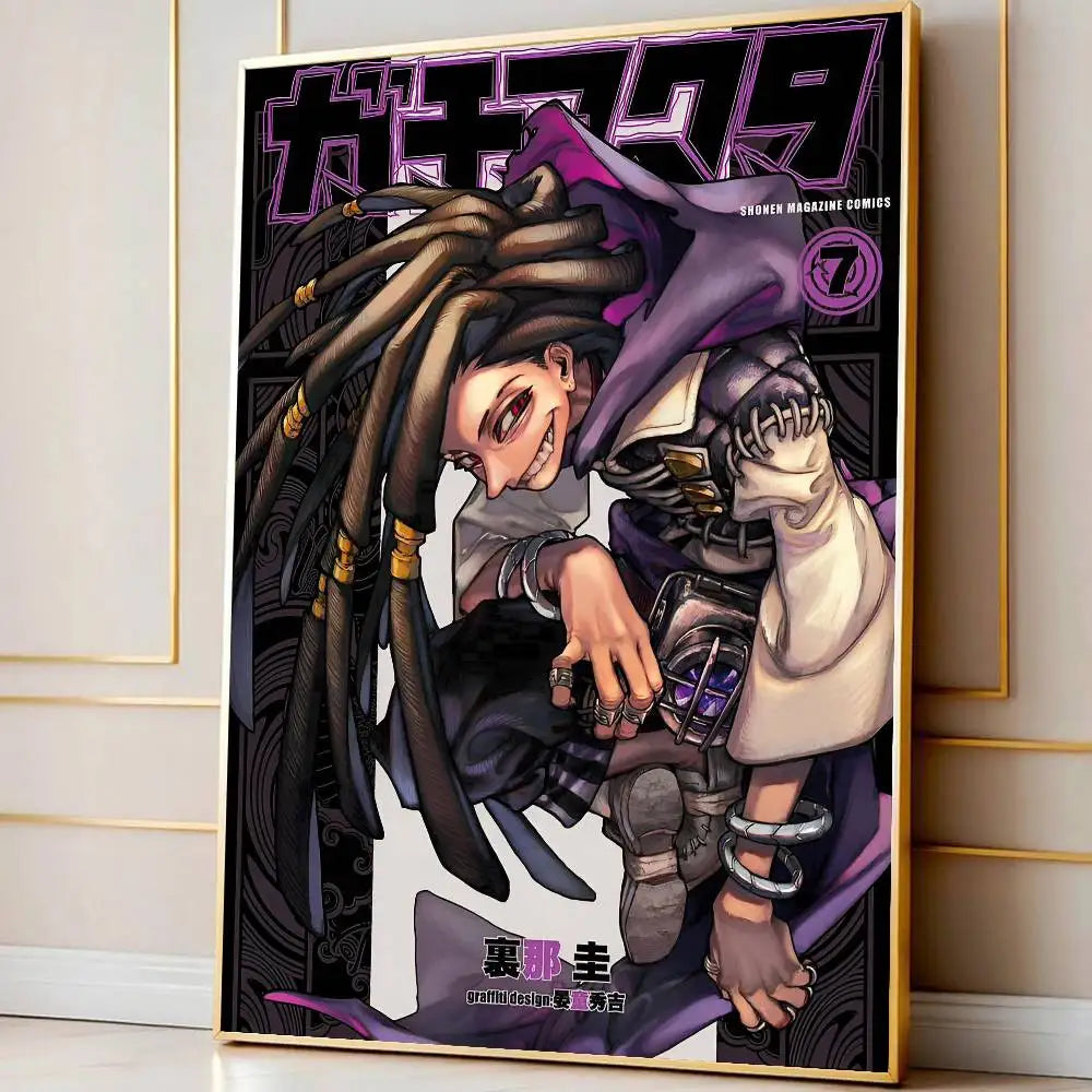 Hot Cool Anime G-Gachiakuta Poster Modern Waterproof HD Wall Art Decal Self-Adhesive Aesthetic Decor For Home Living Room Bedroo