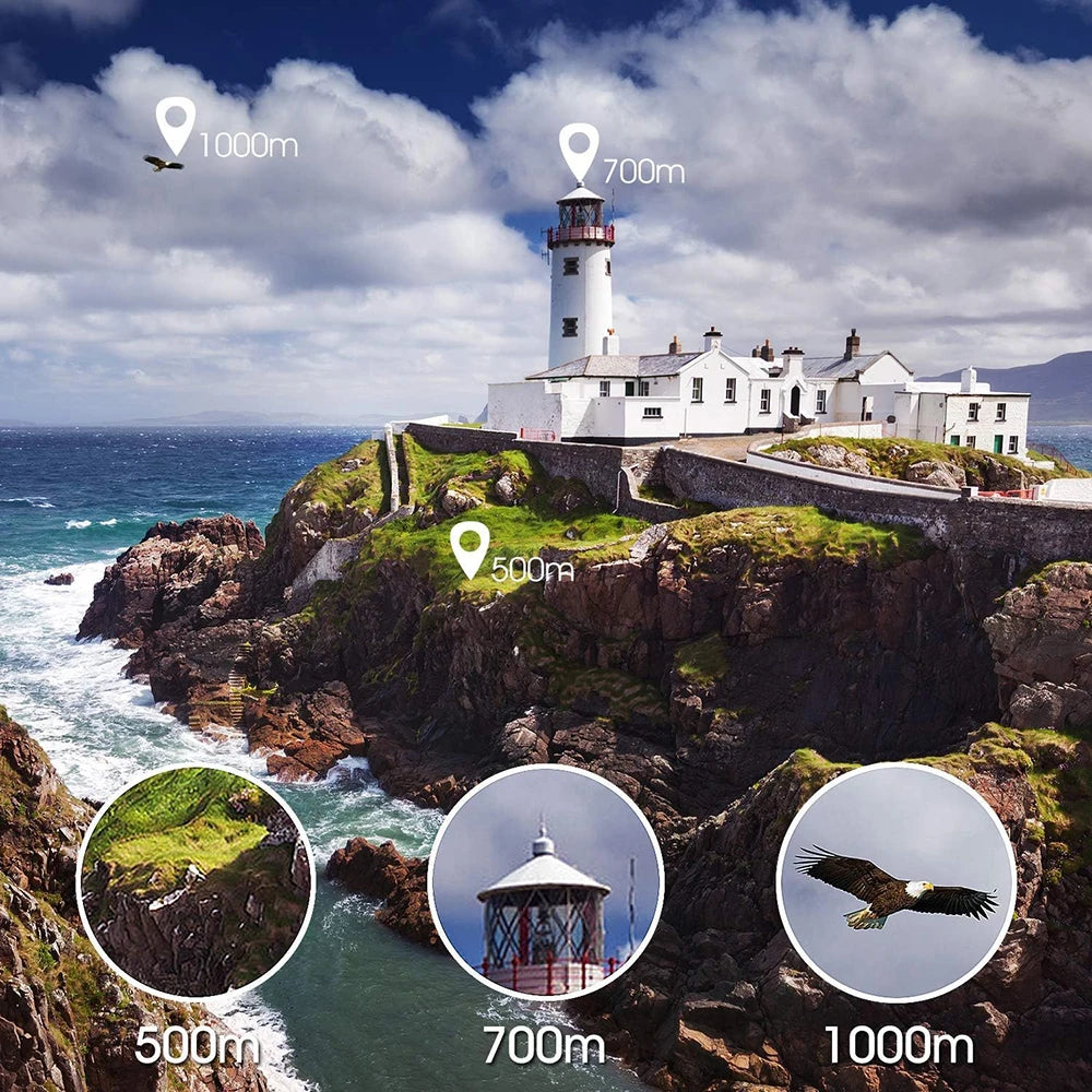 Pirate Monocular Telescope 25x30 High Powered Zoomable Collapsible Monocular Brass Spyglass Handheld for Hunting Hiking Travel