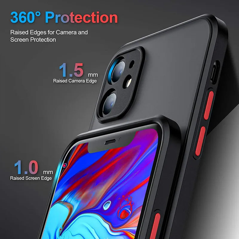 New Armor Bumper Shockproof Phone Case For Apple iPhone 17 Pro Max iphone17 Pro Max 17Pro 17 Air Silicone Hard Cover Capa