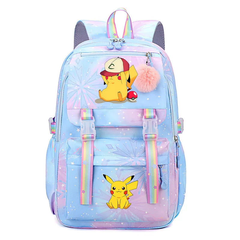 Pokémon Backpack for Kids & Teens – Pikachu & Charmander School Bag (Back-to-School Gift)