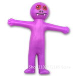 12/24/36 Pcs Mini Colorful Stretching and Reducing Stress Little People Halloween Birthday Party Gift Carnival Gift Pack Filler