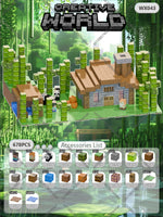 Magnetic Building Blocks Mine World Magnet Cube Set for Boy Girl Kid Age 3+ DIY Pixel style Model Base plate STEM Toy Baseplate