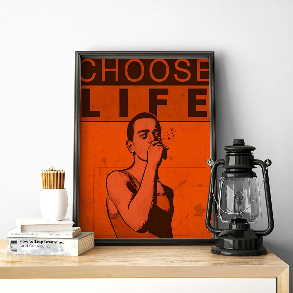 Popular Famous Classic Movies Trainspotting Classic Movie Poster Posters Home Room Bar Cafe Decor Art Wall Painting Picture