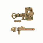 MOC WW2 Military War Weapon Soldier Accessories Building Blocks Roadblock Motorcycle Weapon case container Weapon Bag Brick Toy