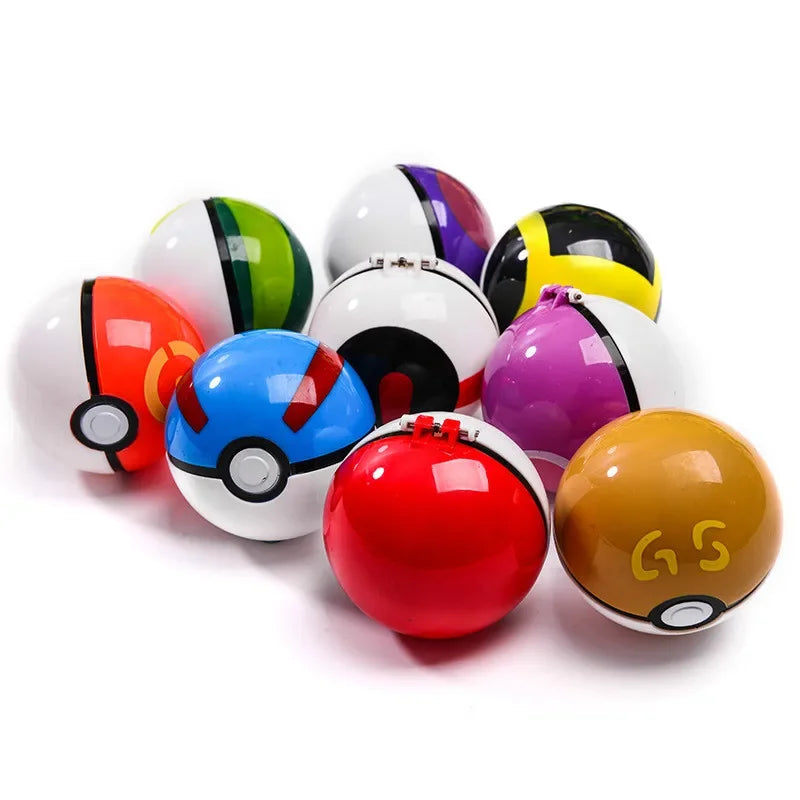 1Pcs Pokeball Action Figures PVC TAKARA TOMY Pokemon  Model Toy PVC Cute Elf Ball Decoration Dolls For Kids Gift