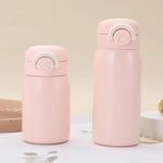 220ml/350ml Mini Thermos Cup Pocket Cup Stainless Steel Thermal Coffee Mug Vacuum Flask Insulated Hot Water Bottle Kids Gift