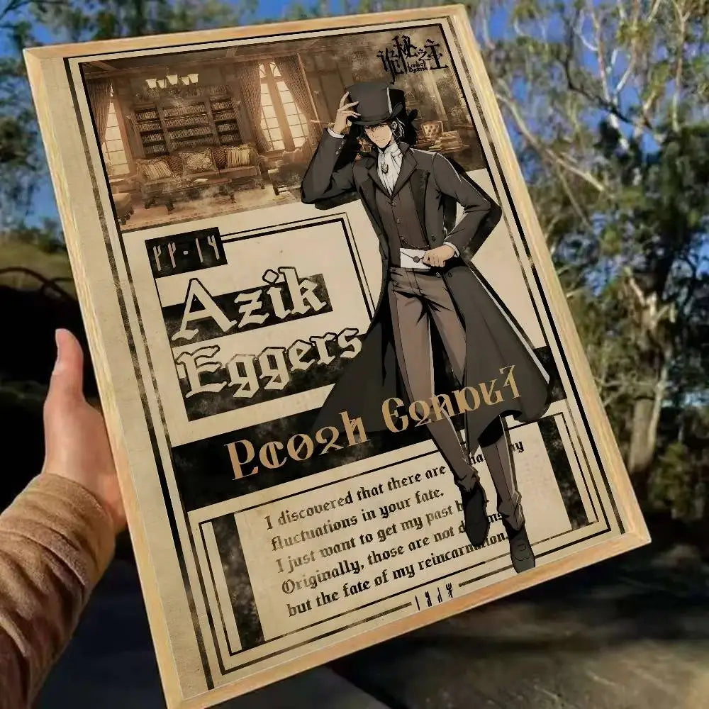 Lord Of Mysteries Poster Waterproof HD Art Wall Decal Self-Adhesive Print. Aesthetic Home Room