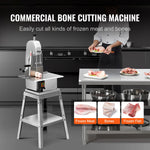 SucceBuy Electric Meat Saw 850W 1800W Stainless Vertical Cutter Commercial Bone Sawing Machine Frozen Meat Slicer for Beef Pork