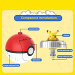 Pokemon Figures Beyblade Top Gyroscope Toys Pikachu Charmander Squirtle Mewtwo Eevee PVC Models Pokeball Gift For Kids