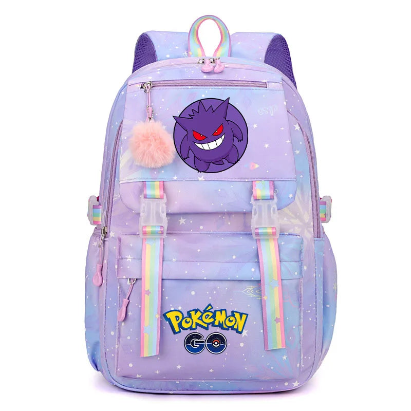 Pokémon Backpack for Kids & Teens – Pikachu & Charmander School Bag (Back-to-School Gift)