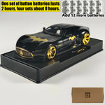 1:32 Batmobile Vision GT AMG Super Concept Car Diecast Metal Alloy Model Car Pull Back Sound And Light Bat Custom Edition Friend