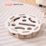 Cat Puzzle Toy Felt Puzzle Box Cat Exercise Toy With Ball Indoor Sports Entertainment Hunting Cat Toys For Indoor Cats
