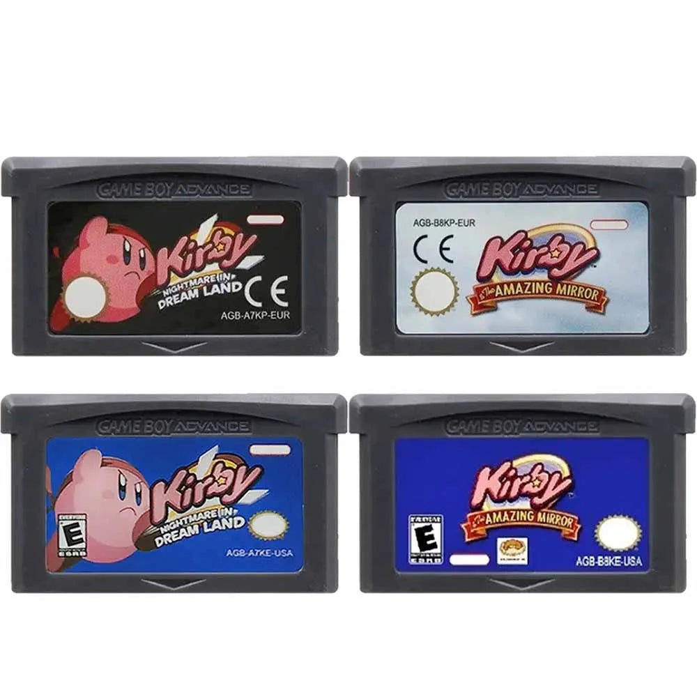 Kirby 32-Bit Game Cartridge for GBA/NDS – Amazing Mirror & Nightmare in Dream Land (ENG FRA DEU ESP ITA))
