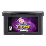 Pokémon GBA-Spielkassetten – Emerald, Seaglass, Rouge Recharged, Yellow Lunar & Dark Violet für die Game Boy Advance-Konsole