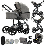 Baby Stroller Light Stroller for Newborn pushchair prams Baby Carriage 3 in 1 baby car seat Foldable Stroller with Mommy Bag