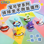 Original Pokemon Anime Figures Pikachu Gengar Sprigatito Sylveon Quaxly Fuecoco Tumbler Toys PVC Model Kawaii Collect Kid Dolls