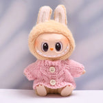17cm Cute Mini Plush Doll'S Clothes Outfit Accessories For Korea Kpop Exo Labubu Idol Dolls Sweater Clothing DIY Kids Girl Gift