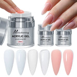15/30g Quick Builder Nail Gel White Nude Pink Clear Nail Art Extension Gel Multifunctional Acrylic Gel Soak Off UV LED for Salon