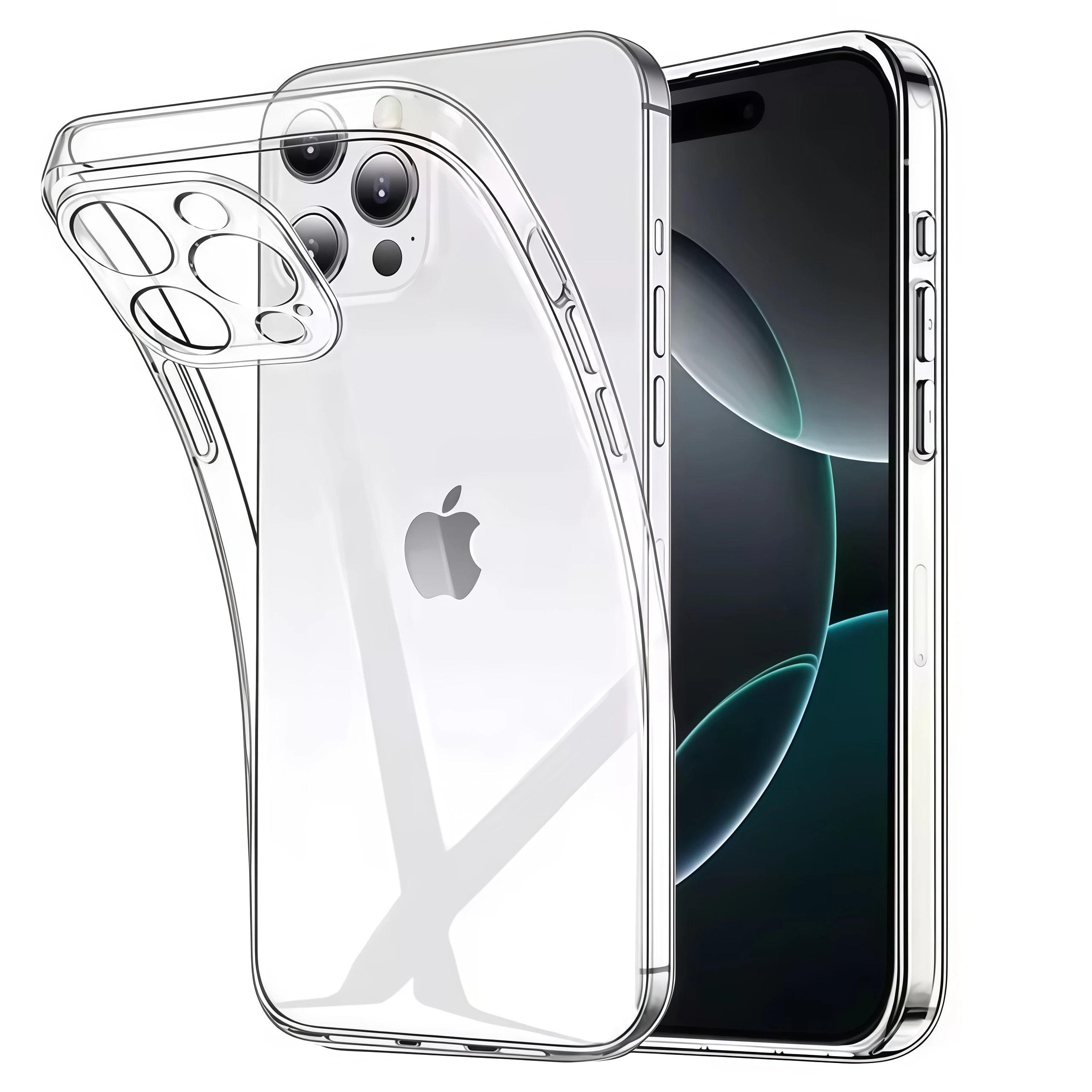 Ultra Thin Clear TPU Phone Case For iPhone 17 Air 16 15 14 13 12 11 Pro Xs Max 7 8 6 6s Plus Mini X XR 16e Soft Silicone Cover