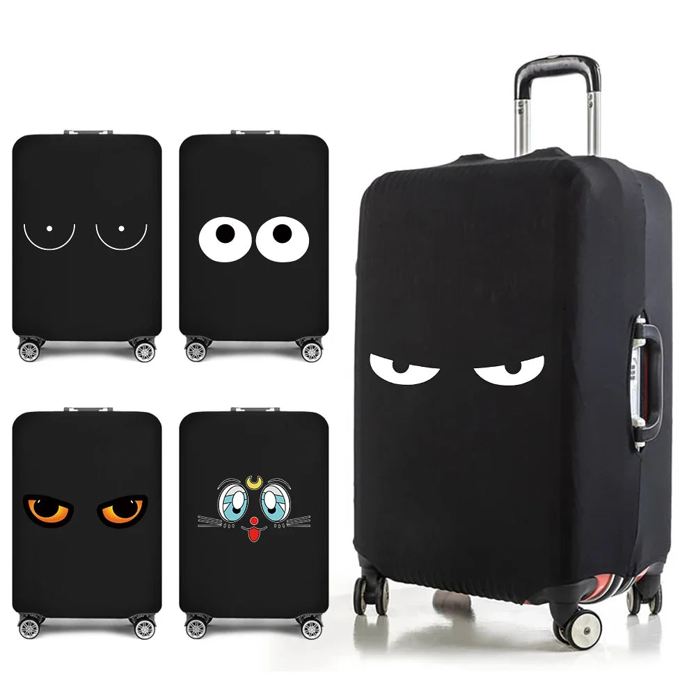 Luggage Covers Suitcase Cover Fashion Travel Essentials Funny pattern 18-32 Inch Traveling Accessories Protective Trolley Case