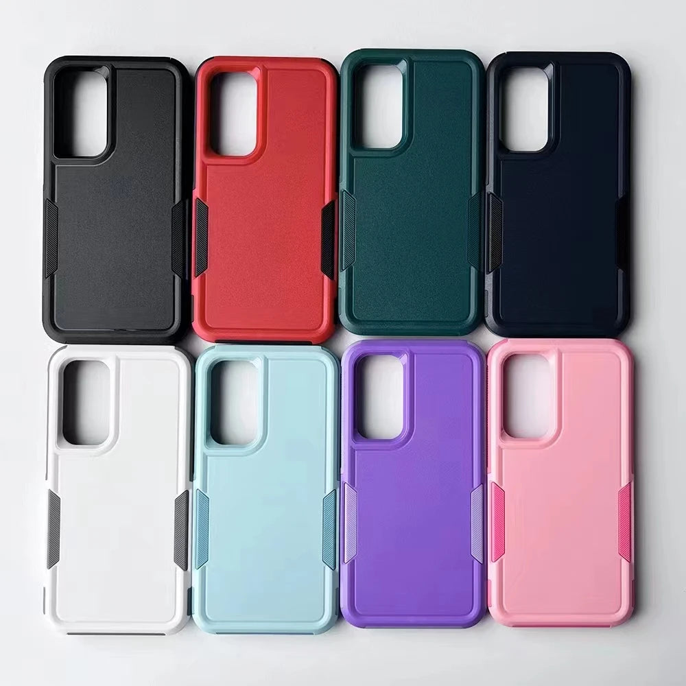 New TPU/PC Case for iPhone 16e / 16 Pro Max - Military Grade Shockproof Phone Cover Hybrid Armor Dual Layer Protection Shell