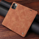 Ultrathin Leather Flip Case For Samsung Galaxy S25 S24 S23 FE S22 Ultra S21 S20 Plus S10 Note 20 5G Business Wallet Phone Cover