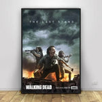 Classic Art Poster The Walking Dead The Comic Wall Art Paint Wall Decor Canvas Painting Prints Interior Bar Cafe No Frame