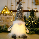 ABKW-Luminous Christmas Doll Decorations 3 Pcs Christmas Decoration Accessories Ornament