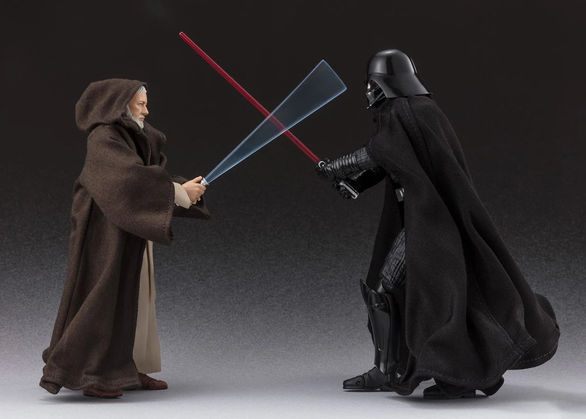 Original Bandai SHF Star Wars: Episode IV – A New Hope Obi-Wan Kenobi Classic Ver. Collection Series Model Action Figures Toy