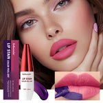 3 Colors Lip Stain Color Peel-Off Stick Set Long-lasting Waterproof Pink Liquid Lip Gloss No Fading And Non-stick Cup Lip Gloss