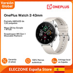Global Version OnePlus Watch 3 43mm Smartwatch 1.32inches AMOLED Display Up to 60H Battery Life Wear OS by Google GPS NFC
