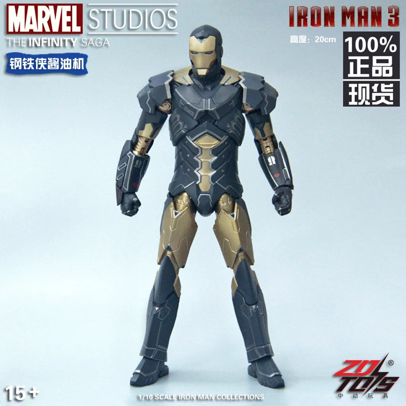 ZD Toys Marvel Studios Iron Man MK3 Action Figure MK35 MK24 MK40 MK38 Tony Stark Ironman Figure Action Collect Toy Gift
