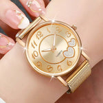 1/3PCS Fashion Heart Dial Women Watches Casual Plastic Strap Quartz Wristwatch Reloj Mujer（Without Box）