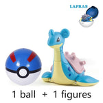 Pokemon Ball Toys Anime Figure Charizard Pikachu Mewtwo Eevee Monster Action Deformation Pokeball Toys Figures Model Kids Gifts