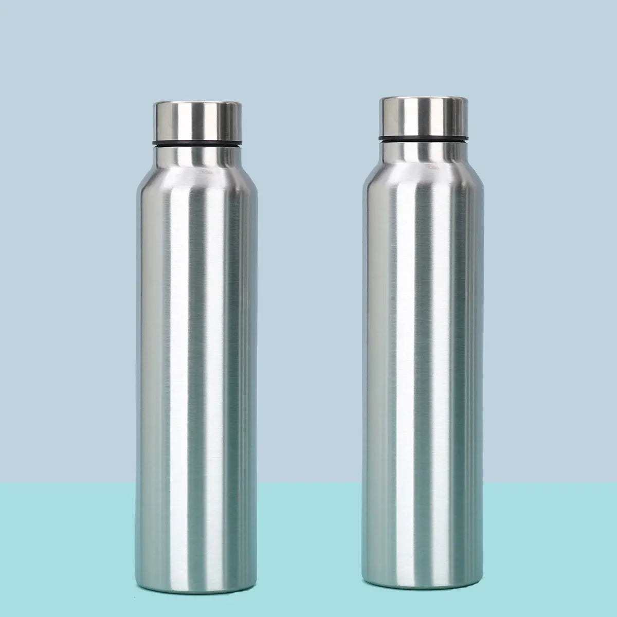 High Quality 1000ml Stainless Steel Sport Water Bottle Single-layer Rugged Water Cup Metal Flask Drinkware Camping Sports Gym