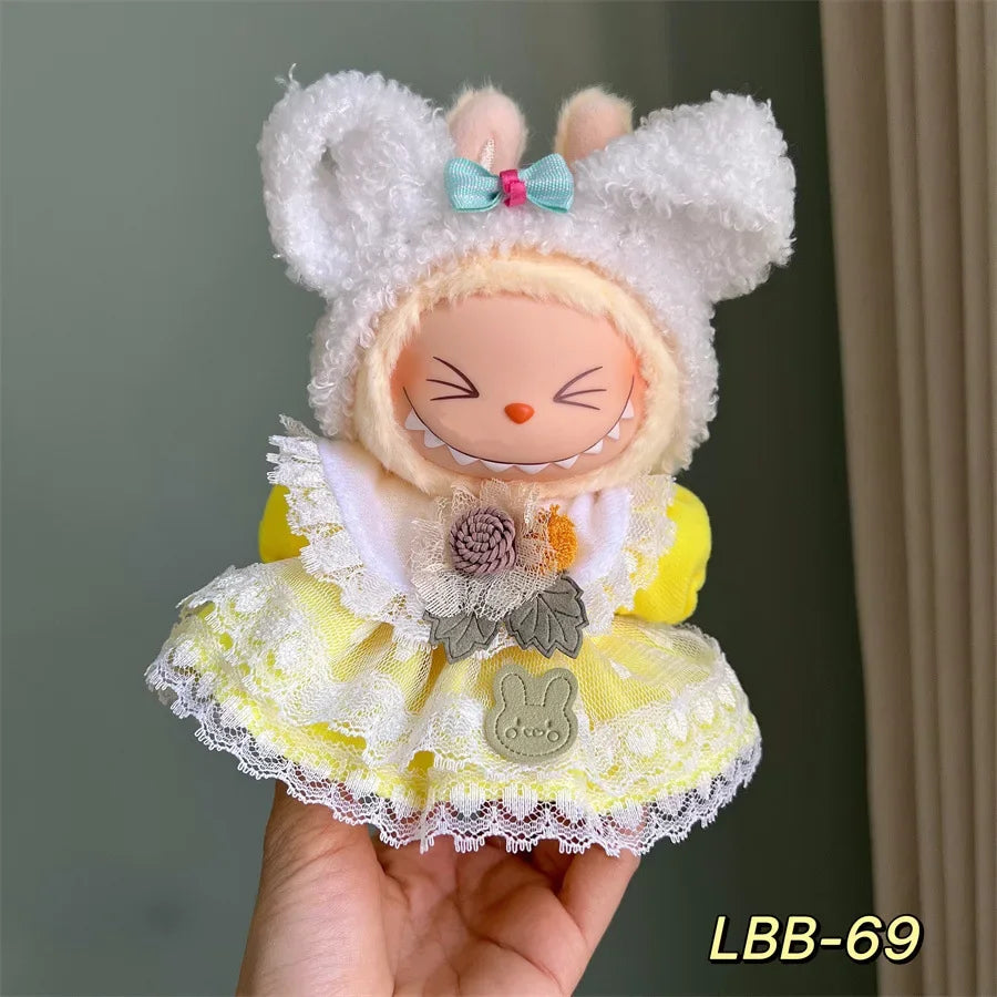 Mini Doll'S Clothes Outfit Accessories For Korea Kpop Exo 15-17cm Labubu Idol 10cn cotton doll replacement suit Clothing Gift