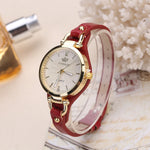 Women's Fashionable Minimalist Luxurious Quartz Watch Leather Dial