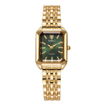 1/2/4PCS Fashion Rectangle Women Quartz Watches Stainless Steel Band Wristwatches for Girls Clock Reloj Mujer（Without Box）