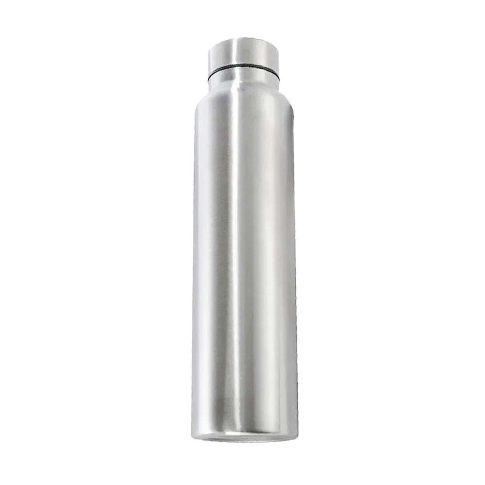 1/2/3Pcs 1000ml Stainless Steel Sport Water Bottles Single-layer Rugged Water Cup Metal Flask Drinkware for Camping Sports Gym