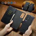 Detachable Magnetic Leather Case for Samsung Galaxy S24 S23 S22 Plus Ultra A14 A24 A34 A54 A53 A15 A35 A55 5G Wallet Card Holder