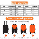 Luggage Cover Travel Case for 18 To 32 Inch Luggage Protector Cases for Outdoor Holiday Travel Accessories Suitcase Dust Covers
